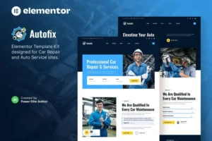 Mua Autofix – Car Repair & Auto Services Elementor Template Kit giá rẻ