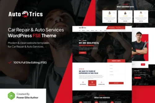 Mua AutoTrics – Car Repair & Auto Service WP Theme giá rẻ