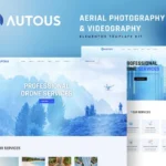Autous – Aerial Photography & Videography Elementor Template Kit