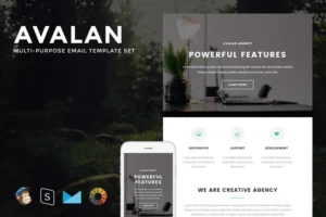 Mua Avalan - Responsive Email + StampReady Builder giá rẻ