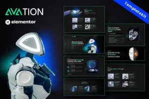 Mua AVATION - Robotics & Artificial Intelligence Elementor Template Kit giá rẻ