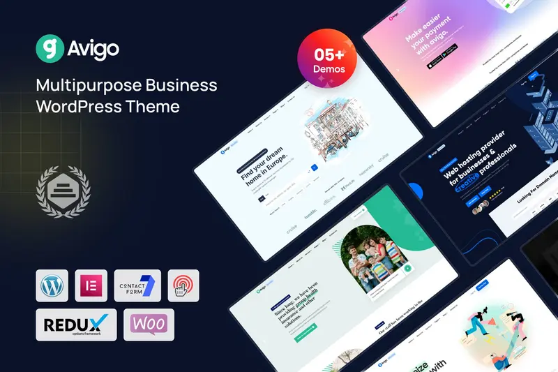 Mua Avigo - Multipurpose Business WordPress Theme giá rẻ