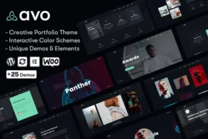 Mua Avo - Creative Portfolio & Agency WordPress Theme giá rẻ