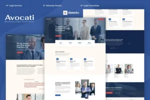 Mua Avocati - Law Firm & Attorney Elementor Template Kit giá rẻ