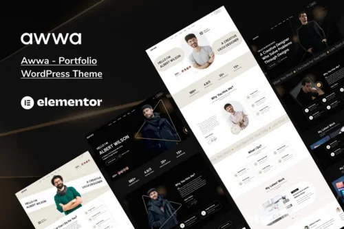 Mua Awwa - Portfolio WordPress Theme giá rẻ