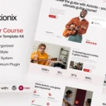 Axionix – Guitar Course Elementor Template Kit