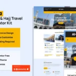 Azwa – Umrah & Hajj Tour Travel Elementor Template Kit