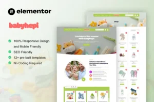 Mua BabyHepi - Kids Store & Baby Shop Elementor Template Kit giá rẻ