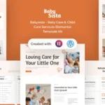 Babysista – Baby Care & Child Care Services Elementor Template Kit