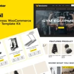 Badani – Gym Fitness Equipment Shop & Store WooCommerce Elementor Pro Template Kit