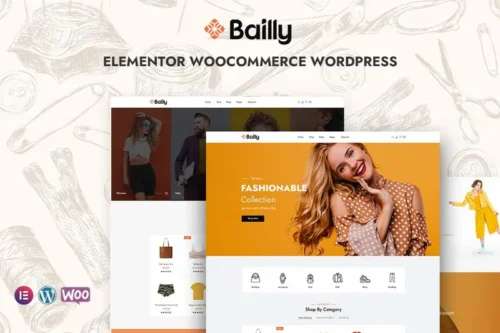 Mua Bailly - Elementor WooCommerce WordPress Theme giá rẻ