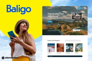 Mua Baligo - Asian Travel Agency Elementor Kit Template giá rẻ
