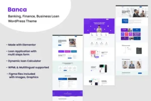 Mua Banca - Banking, Business Loan WordPress Theme giá rẻ