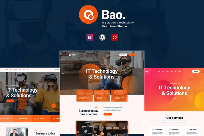 Mua Bao - IT Solutions & Services WordPress Theme giá rẻ