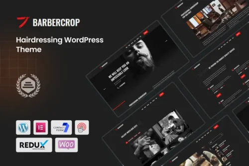 Mua Barbercrop – Hairdressing WordPress Theme giá rẻ