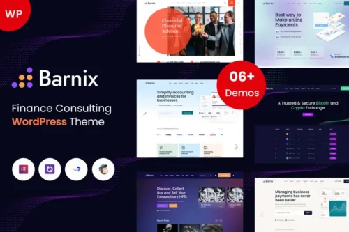 Mua Barnix - Finance Consulting WordPress Theme giá rẻ