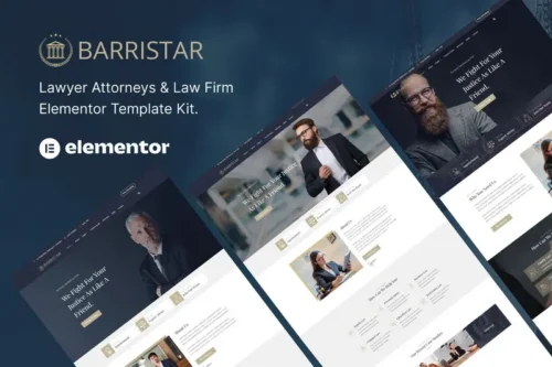 Mua Barristar - Lawyer Attorney and Law Firm Template Kit giá rẻ