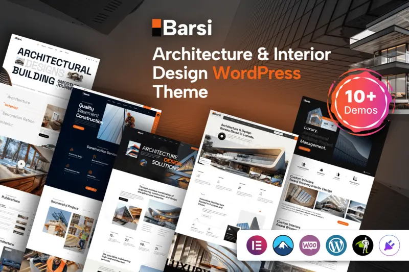 Mua Barsi - Architecture & Interior WordPress Theme giá rẻ