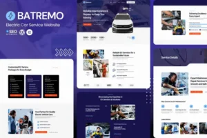 Mua Batremo - Electric Car Service Elementor Template Kits giá rẻ