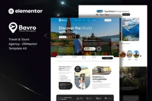 Mua Bavro - Travel & Tour Agency Elementor Template Kits giá rẻ