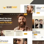 BeardChamp – Beard & Mustache Competition Elementor Template Kit