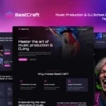 Beatcraft – Music Production & DJ School Elementor Template Kit