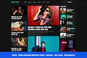 Mua Beatrix - Modern Magazine WordPress Theme giá rẻ