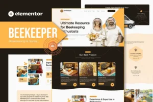 Mua Beekeeper - Beekeeping & Honey Elementor Template Kit giá rẻ
