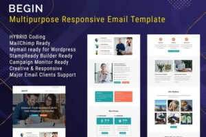 Mua Begin - Responsive Email Template giá rẻ
