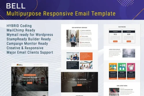 Mua Bell - Responsive Email Template giá rẻ