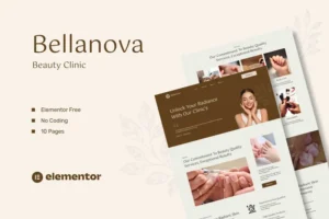 Mua Bellanova - Beauty Clinic Elementor Template Kit giá rẻ