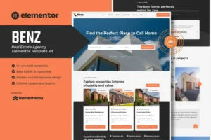 Mua Benz - Real Estate Elementor Template Kit giá rẻ