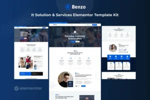 Mua Benzo - It Solution & Services Elementor Template Kit giá rẻ
