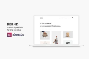 Mua Bernd - Minimal WordPress Portfolio Theme giá rẻ