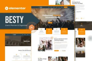 Mua Besty - Event Planner & Organizer Elementor Template Kit giá rẻ