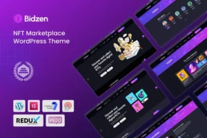 Mua Bidzen - NFT Marketplace WordPress Theme giá rẻ