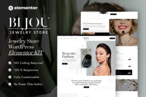 Mua Bijou - Jewelry Store Elementor Pro Template Kit giá rẻ