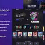 Binasea – NFT Marketplace Elementor Template Kit
