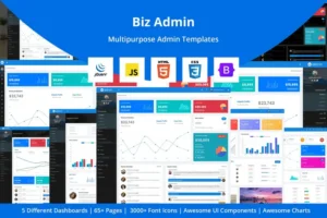 Mua Bizadmin - Multipurpose Bootstrap Admin Template giá rẻ