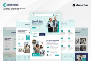 Mua Bizcorpo - Corporate Business & Portfolio Elementor Template Kit giá rẻ