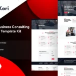 Bizkori – Business Consulting Elementor Pro Template Kit