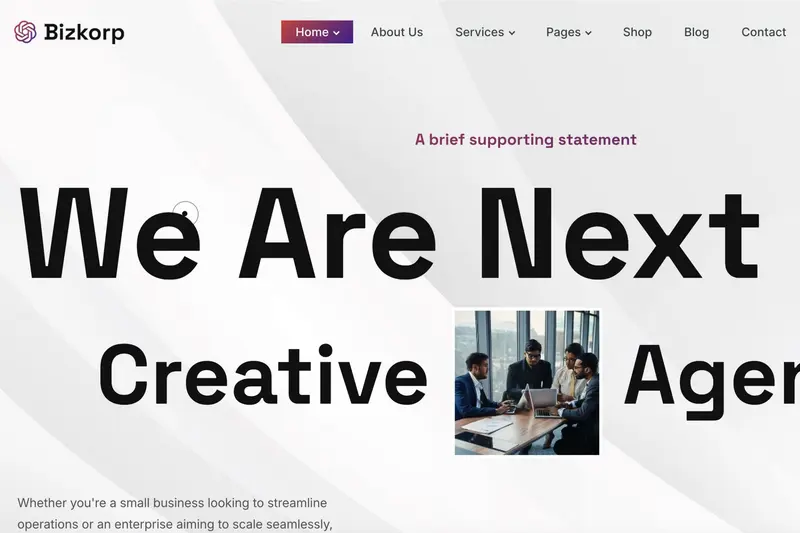 Mua Bizkorp - Creative Business Agency WordPress Theme giá rẻ