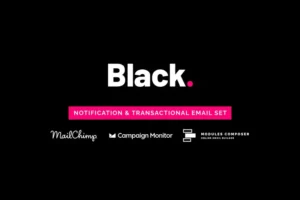 Mua Black - Notification Email Templates giá rẻ