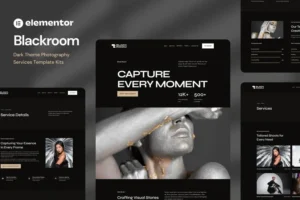 Mua Blackroom - Dark Theme Photography Elementor Template Kit giá rẻ