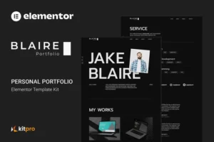 Mua Blaire - Personal Portfolio Elementor Template Kit giá rẻ