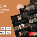Blaxcut – Barbershop & Hair Salon WordPress Theme