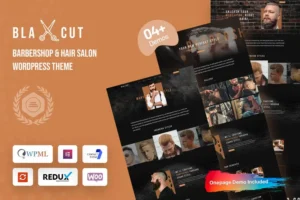 Mua Blaxcut - Barbershop & Hair Salon WordPress Theme giá rẻ
