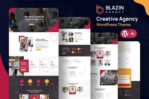 Mua Blazin Agency | Creative WordPress Theme giá rẻ