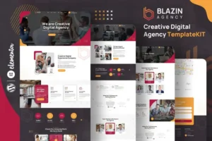 Mua Blazin - Creative Digital Agency Elementor Template Kit giá rẻ