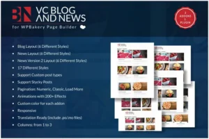 Mua Blog and News Addons for WPBakery Page Builder WP giá rẻ